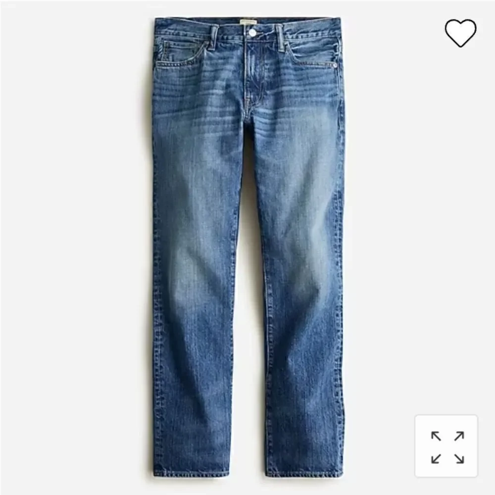 J CREW Men's Jeans Straight Fit 770  Kurabo Blue Denim 30 x 30